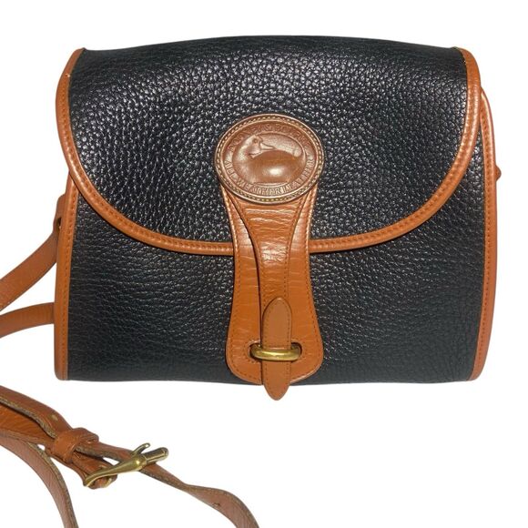Vintage Dooney & Bourke All-Weather Leather Crossbody Bag Satchel Repainted